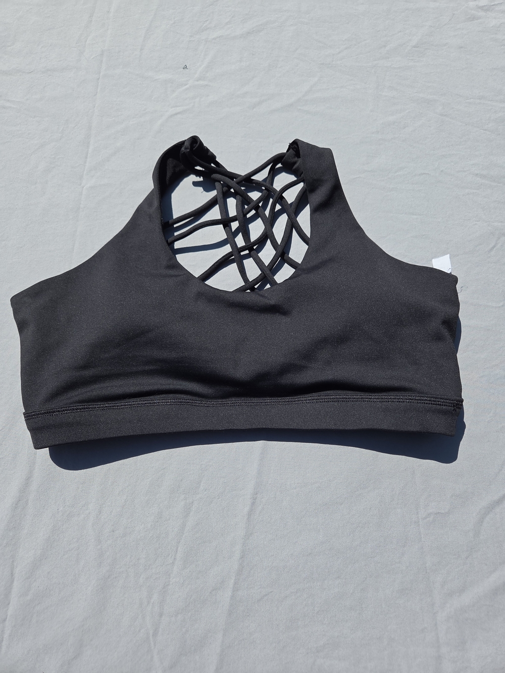 Constantly Varied Gear CVG Black Butterfly Back Sports Bra M GUC